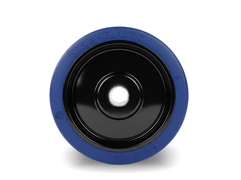 Blue-Elastic-Rubber-Wheel-160mm-350kg