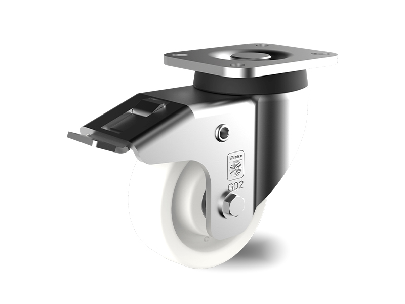 Polyamide-Swivel-with-Brake-Wheel-100mm-500kg