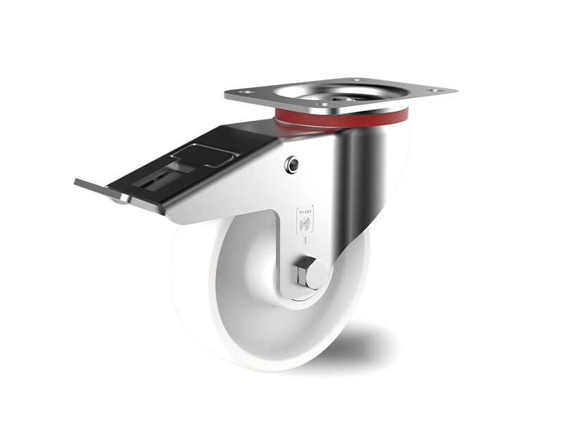 Polyamide-Swivel-with-Brake-Wheel-150mm-400kg
