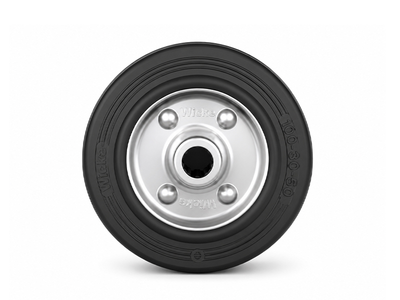 Standard-rubber-black-Wheel-100mm-80kg