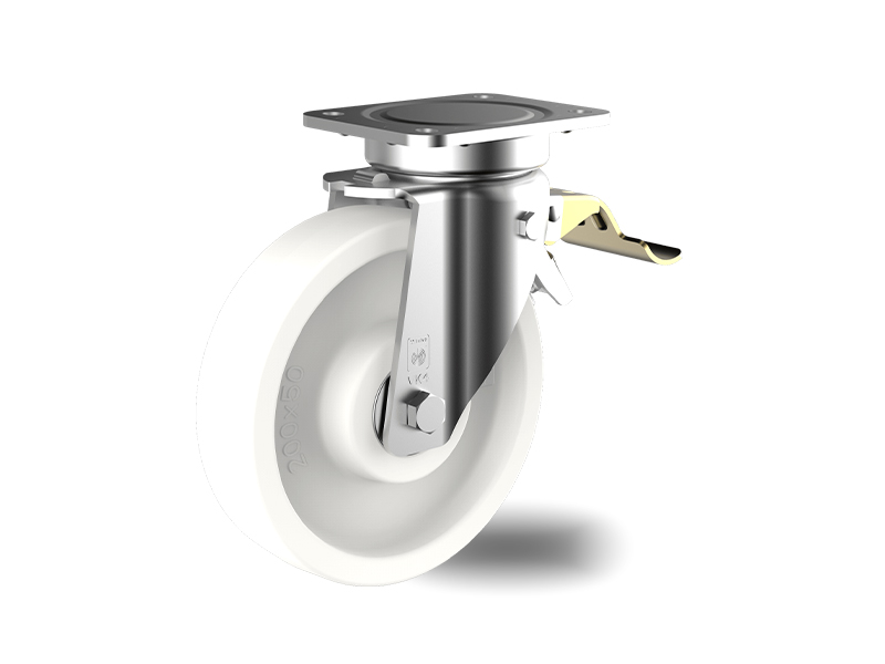 Polyamide-Swivel-with-Brake-Wheel-200mm-1000kg