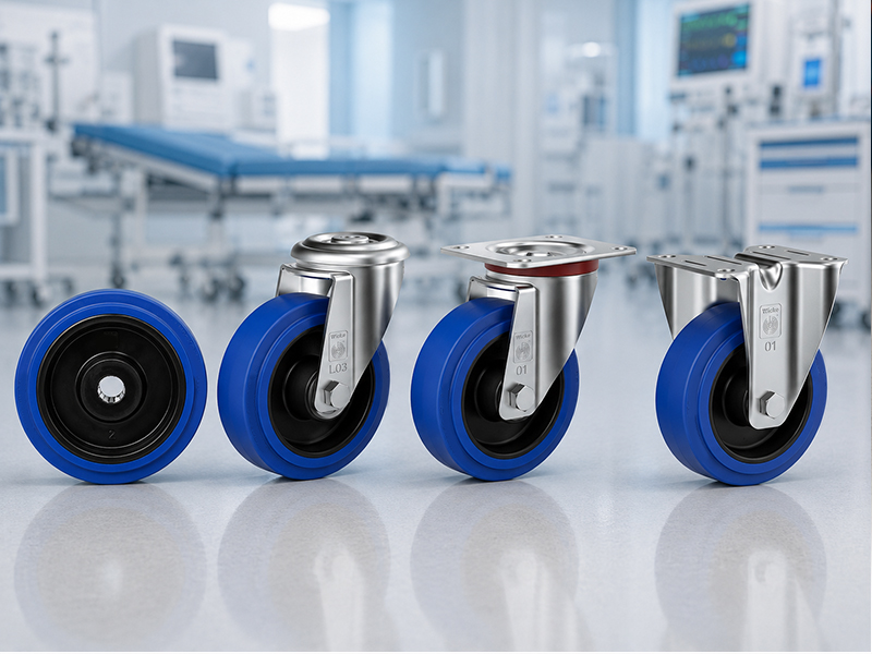 Blue Elastic Rubber