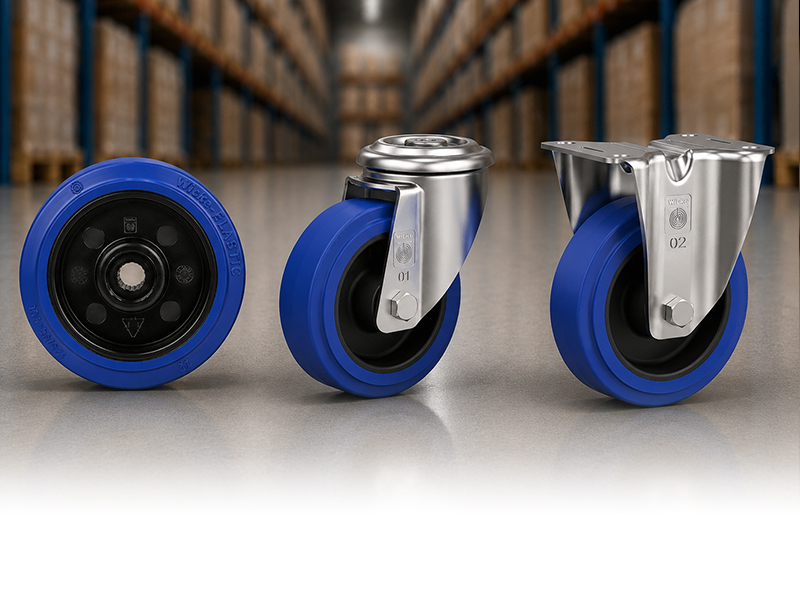 Blue Elastic Rubber